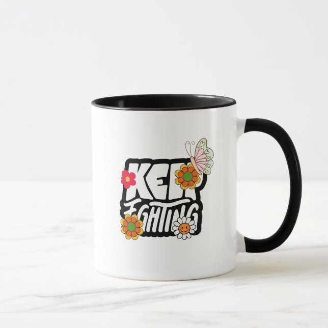 Good Vibes Illustration Typografy Tasse (Rechts)