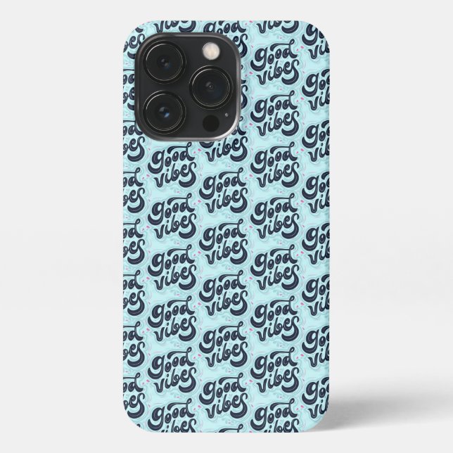 Good Vibes iPhone Case 13 Pro Hülle (Rückseite)