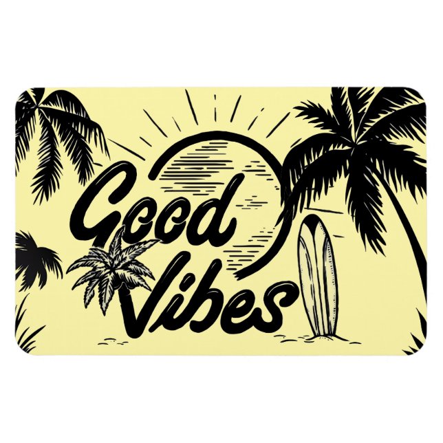"Good Vibes" Magnet (Horizontal)