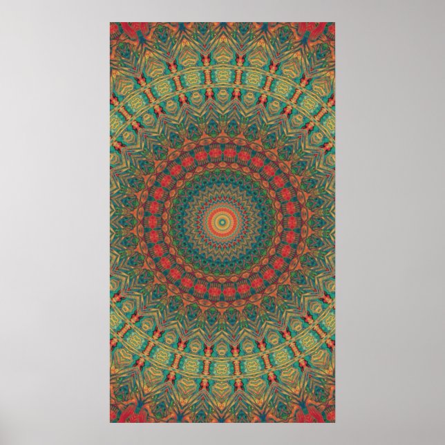 Good Vibes Mandala #1 Poster (Vorne)