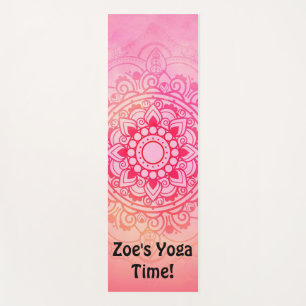 Good Vibes Mandala Personalisiert Yoga Mat Yogamatte