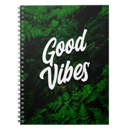 Good Vibes Nature Inspiriert Notizblock