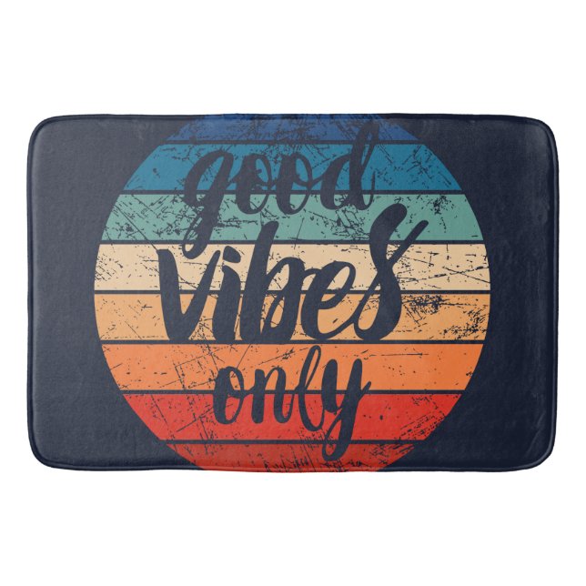 Good Vibes Only Badematte (Vorderseite)