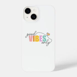 Good Vibes Only Rainbow Heart iPhone 14 Hülle