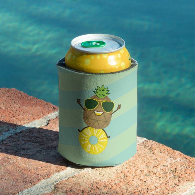 Good Vibes Pineaple | Fun Summer Can Cooler Dosenkühler (In Situ Pool)