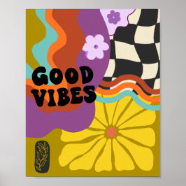 Good Vibes - Retro Days Poster
