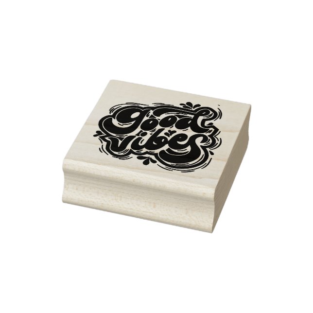 Good Vibes Rubber Stamp Gummistempel (Stempel)