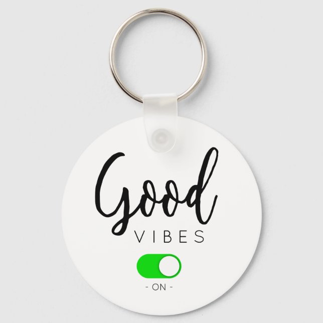 Good Vibes Schlüsselanhänger (Vorderseite)