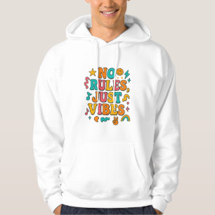 Good Vibes seulement Sweat - shirt à capuche rétro