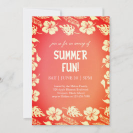 Good Vibes & Sunshine Summer Party Einladung