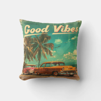 Good Vibes Throw Pillow Kissen
