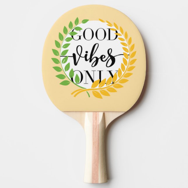 good vibes  tischtennis schläger (Vorderseite)