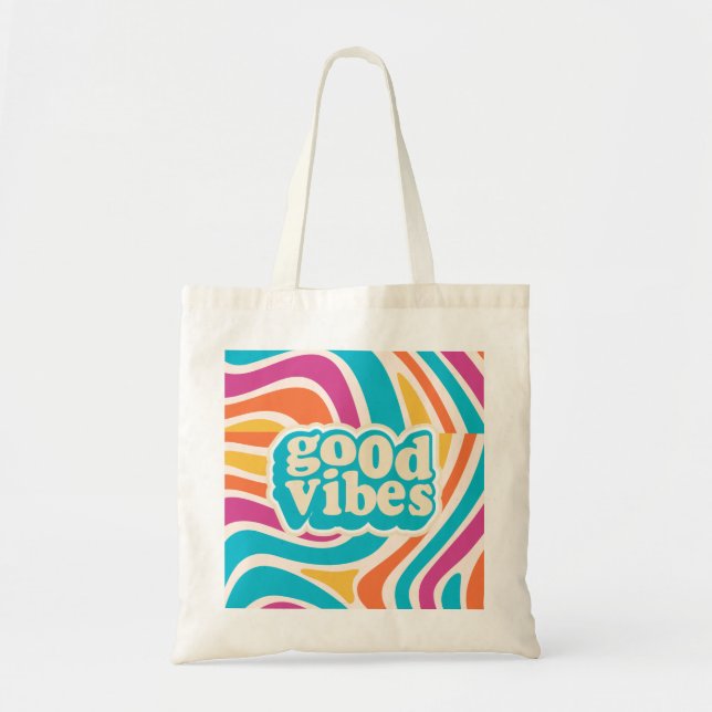 GOOD VIBES-Tragetasche Tragetasche (Vorne)