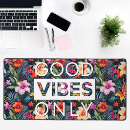 Good Vibes uniquement Tropical Floral Print Noir