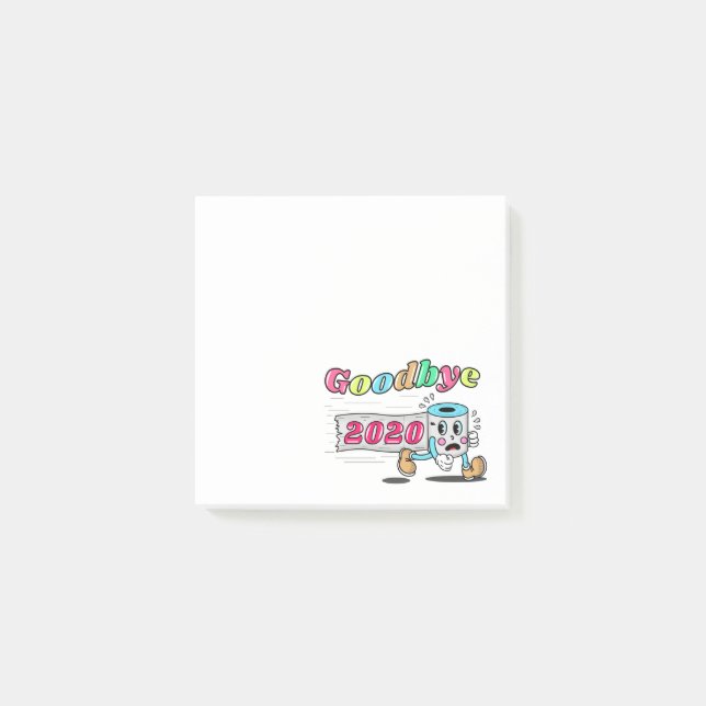 Goodbye 2020 - Es ist endlich vorbei Post-it Klebezettel (Vorderseite)