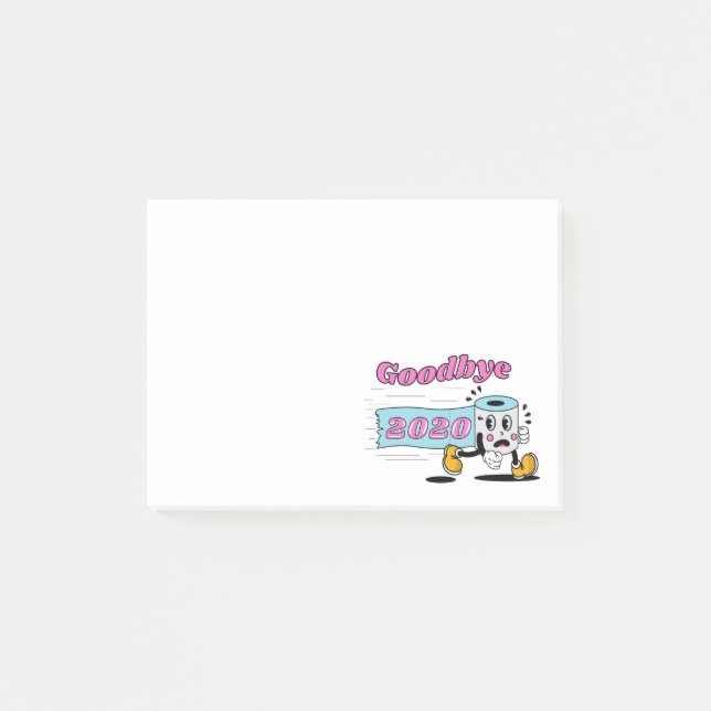 Goodbye 2020 - Es ist endlich vorbei Post-it Klebezettel (Vorderseite)