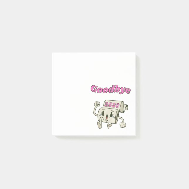Goodbye 2020 - Es ist endlich vorbei Post-it Klebezettel (Vorderseite)