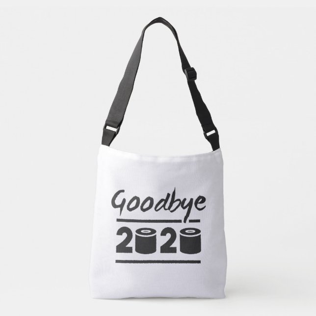 Goodbye 2020 Toilettenpapier - endlich vorbei Tragetaschen Mit Langen Trägern (Vorderseite)