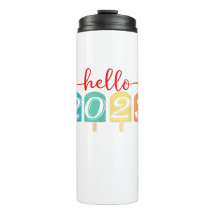 Goodbye 2022 Hello 2023 Fappy New Year Funny Chris Thermosbecher