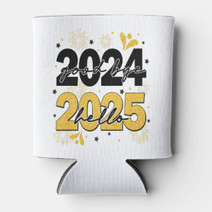 Goodbye 2024 Hello 2025 Fireworks Happy New Years Dosenkühler