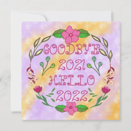 GOODBYE 20XX HELLO 20XX_ NEUE JAHRESKARTE
