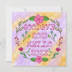 GOODBYE 20XX HELLO 20XX_ NEUE JAHRESKARTE