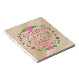 GOODBYE 20XX HELLO 20XX NOTIZBLOCK