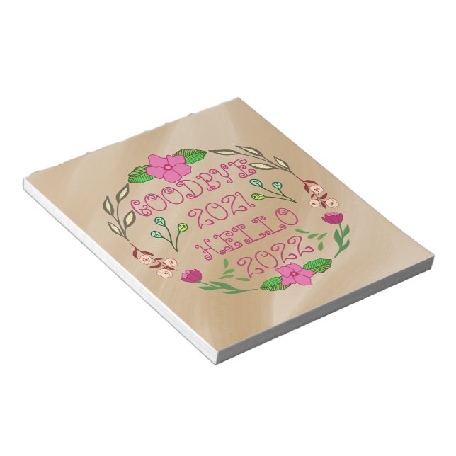 GOODBYE 20XX HELLO 20XX NOTIZBLOCK (angewinkelt)