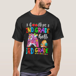 Goodbye 2D Grade Hallo 3RD Lehrer zurück T-Shirt