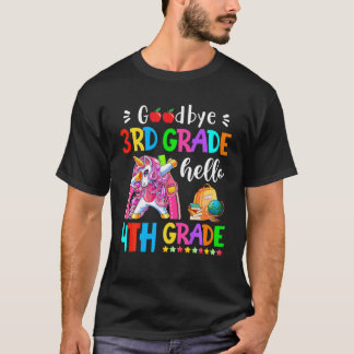 Goodbye 3RD Hello 4TH Grade Teacher Zurück T-Shirt