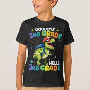 Goodbye Abschluss der zweiten Klasse T Rex Dinosau T-Shirt