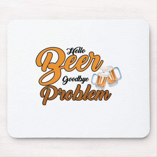 Goodbye Biere Mousepad (Vorne)