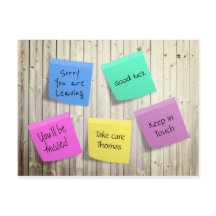 Goodbye Farewell Post-its