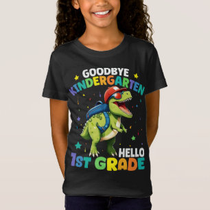 Goodbye Kindergarten Abschluss Dinosaur Trex T-Shirt