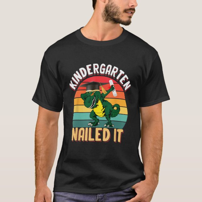 Goodbye Kindergarten Hello 1st Grade  School Gradu T-Shirt (Vorderseite)