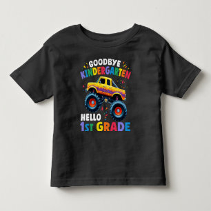 Goodbye Kindergarten Monster Truck Abschluss Kleinkind T-shirt