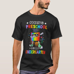 Goodbye Preschool Abschluss Hello Kindergarten Po T-Shirt