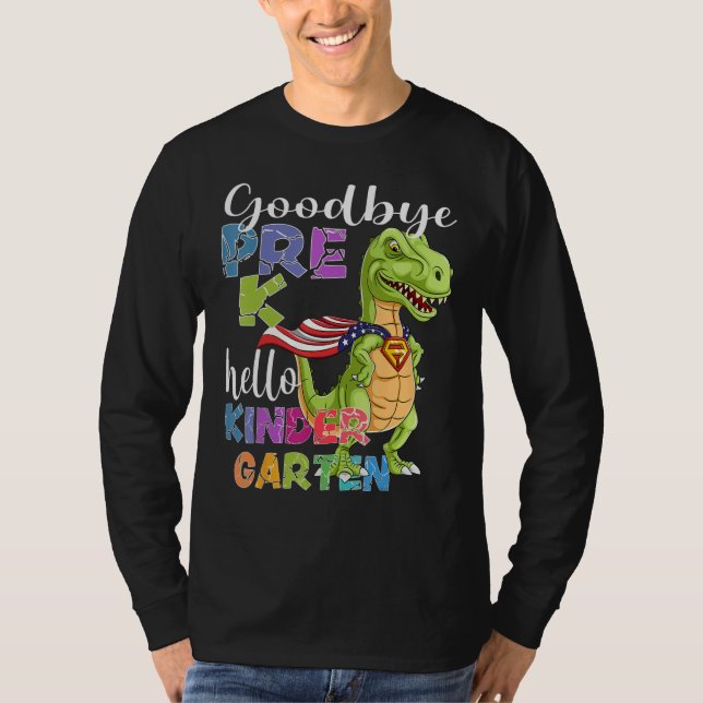 Goodbye Preschool Graduation Hello Kindergarten Pr T-Shirt (Vorderseite)