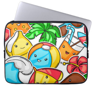 Goodbye School Hallo Sommerzeit und Spaß Laptopschutzhülle