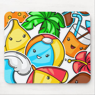 Goodbye School Hallo Sommerzeit und Spaß Mousepad