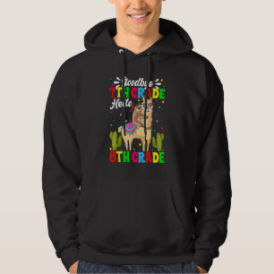 Goodbye Seurth Grade Hello 8th Grade Llama Sloth Hoodie