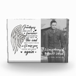 Goodbys sind nicht ewig Memorial Fotoblock