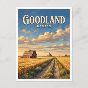 Goodland Kansas Postkarte