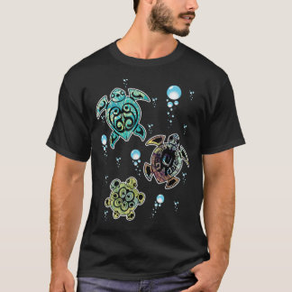 Goodness Niedlich Tropical Hawaiian Sea Turtles Ni T-Shirt