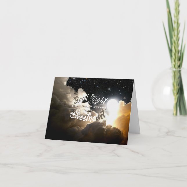 GoodNight Collection - Notecard Feiertagskarte (Vorderseite)