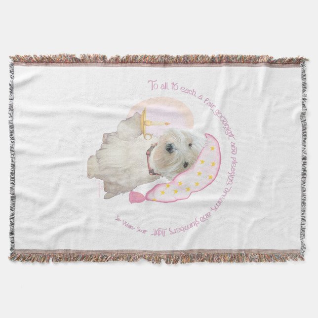 Goodnight Pink Decke (Vorderseite)