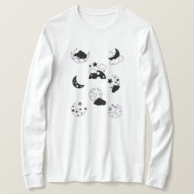 GOODNIGHT SLEEP TIGHT PLUS GRÖSSE T - Shirt (Design vorne)