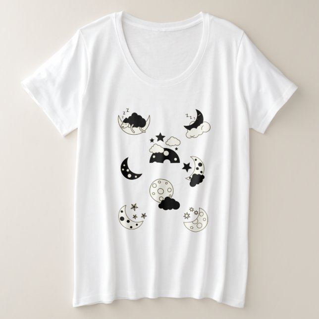 GOODNIGHT SLEEP TIPP GROßE GRÖßE T-Shirt (Design vorne)