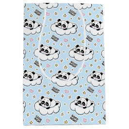 Goodnight Sleeping Panda Bär Mittlere Geschenktüte