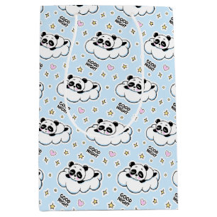 Goodnight Sleeping Panda Bär Mittlere Geschenktüte